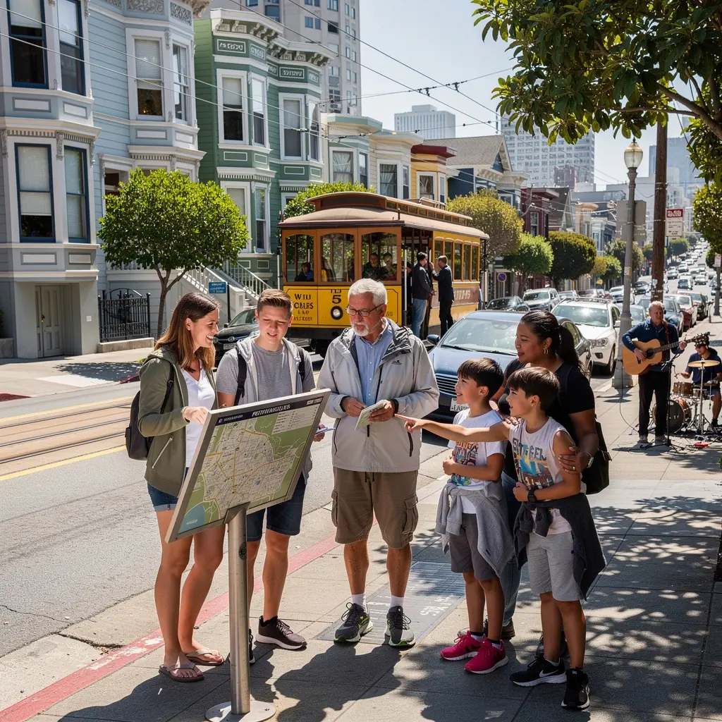 Podróżnik korzystający z aplikacji do planowania trasy.
