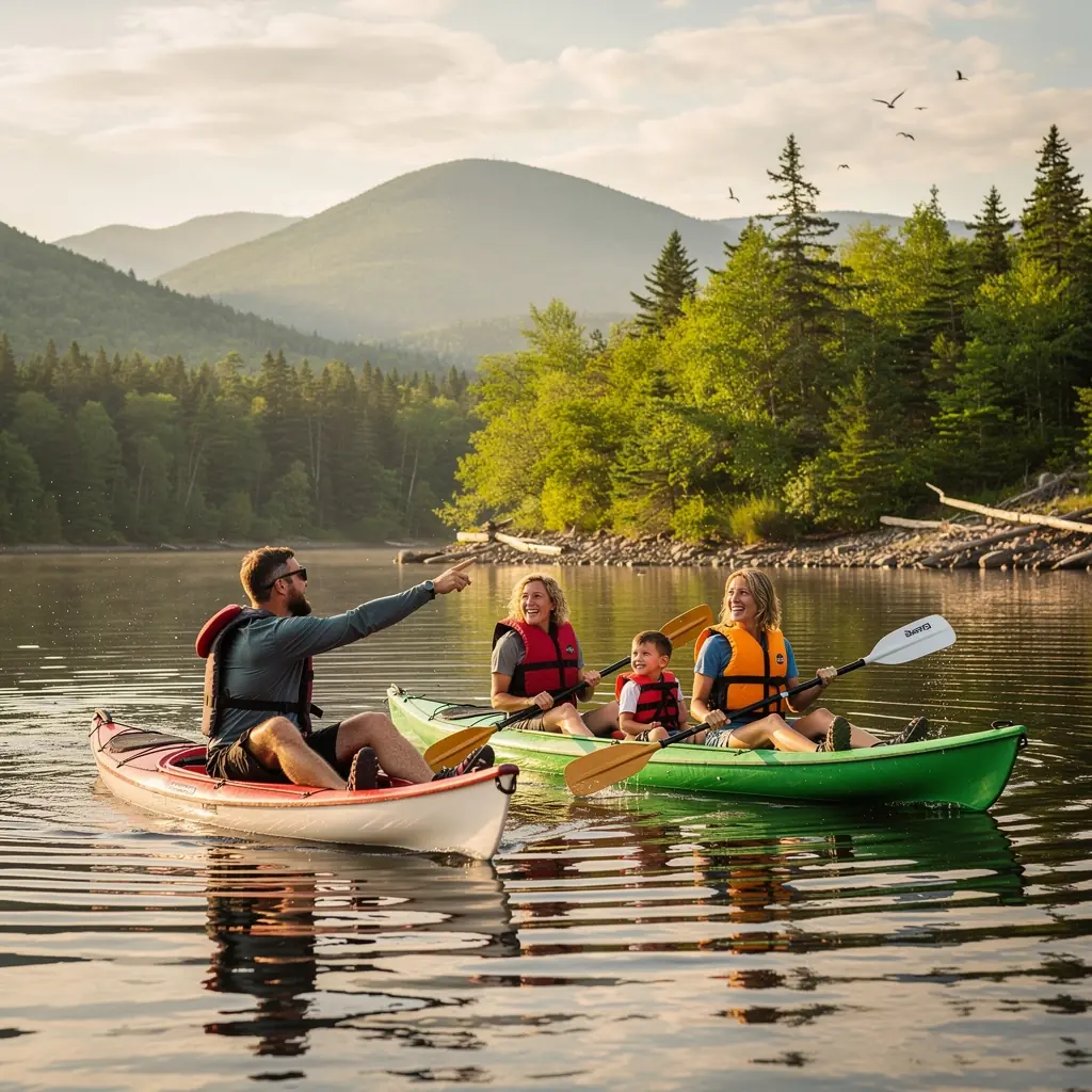 Osoby zwiedzające miasto z przewodnikiem, korzystające z lokalnych środków transportu.