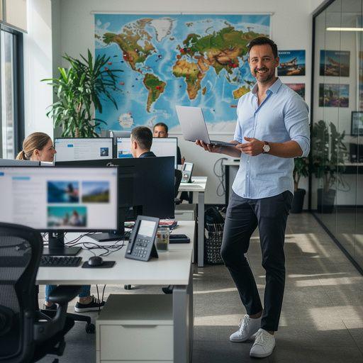 Planowanie podróży z wieloma przystankami w miejskim otoczeniu.