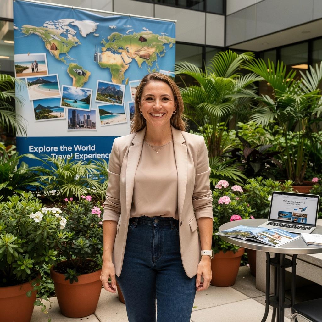 Grupa turystów korzystająca z lokalnych środków transportu w mieście.