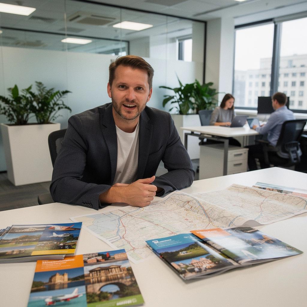 Widok na trasę wycieczki z wieloma atrakcjami do odwiedzenia.